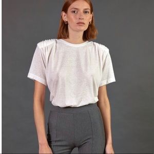 De Rococo Padded White Tee